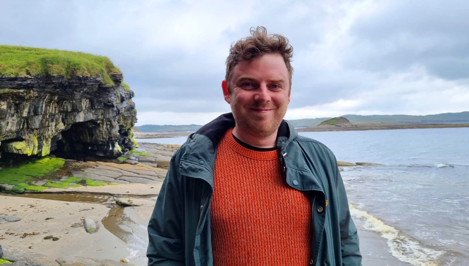 Liam Ferguson at a coastal landscape